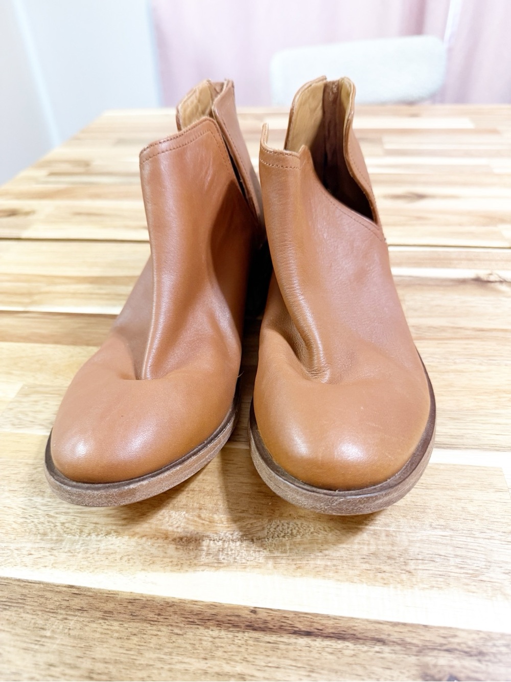 Beek Falcon Ankle Zip Cognac Tan Anthropologie Booties Size 8.5 $375 MSRP - Picture 6 of 11